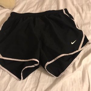 Youth black nike shorts